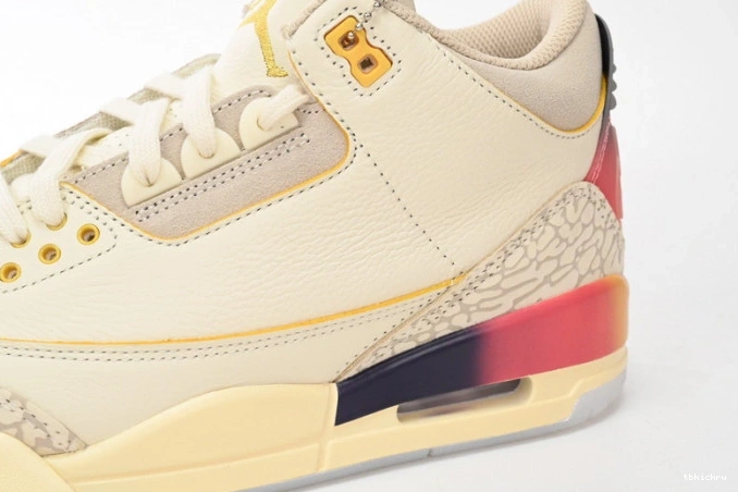 Rep TBkick Jordan Medellin x FN0344-901 J 3 Sunset Balvin Air 0717